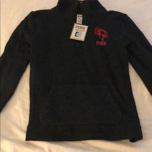 Victoria’s Secret pink ISU quarter zip hoodie xs
